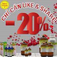 Chỉ Cần Like Và Share Giảm Ngay 20% Giá Trị Đơn Hàng